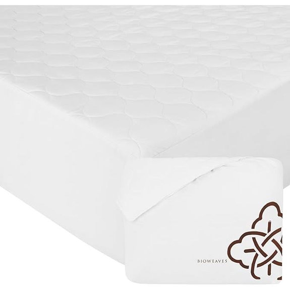 Bioweaves Organic Cotton Mattress Cover Queen 20 Pocket