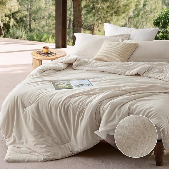Bedsure Queen Comforter Set with Pillow Shams