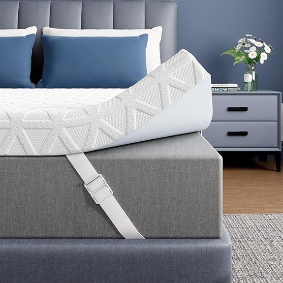 ELEMUSE Queen Gel Memory Foam Mattress Topper