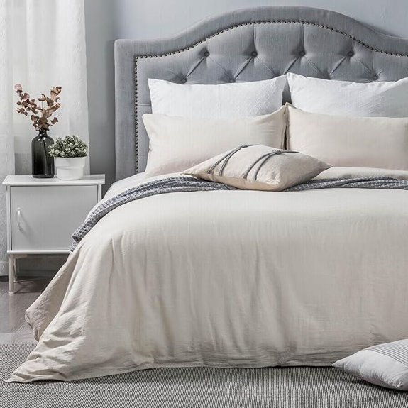 Meadow Park Linen Cotton Duvet Cover Set Queen