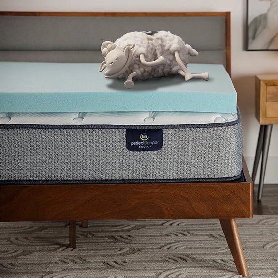 Serta ThermaGel Memory Foam Mattress Topper Queen