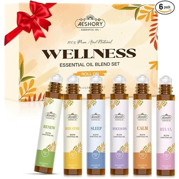 Essential Oils Roll On Set for Relaxation Gifts