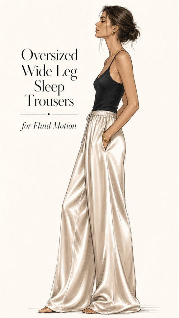 relaxed oversized sleep pants