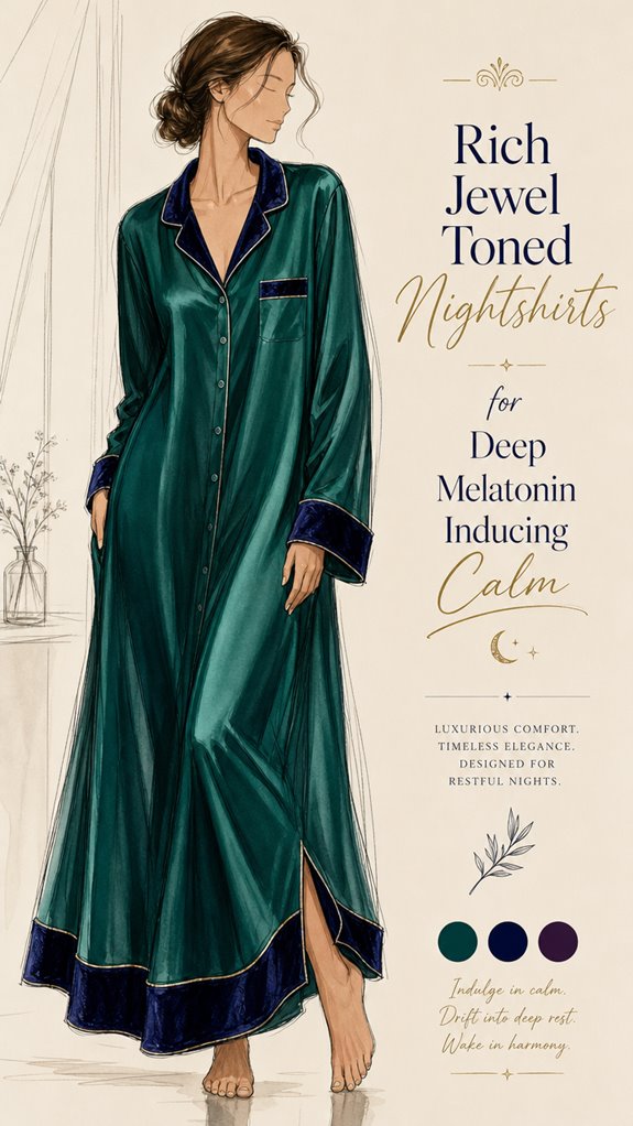rich jewel toned nightshirts