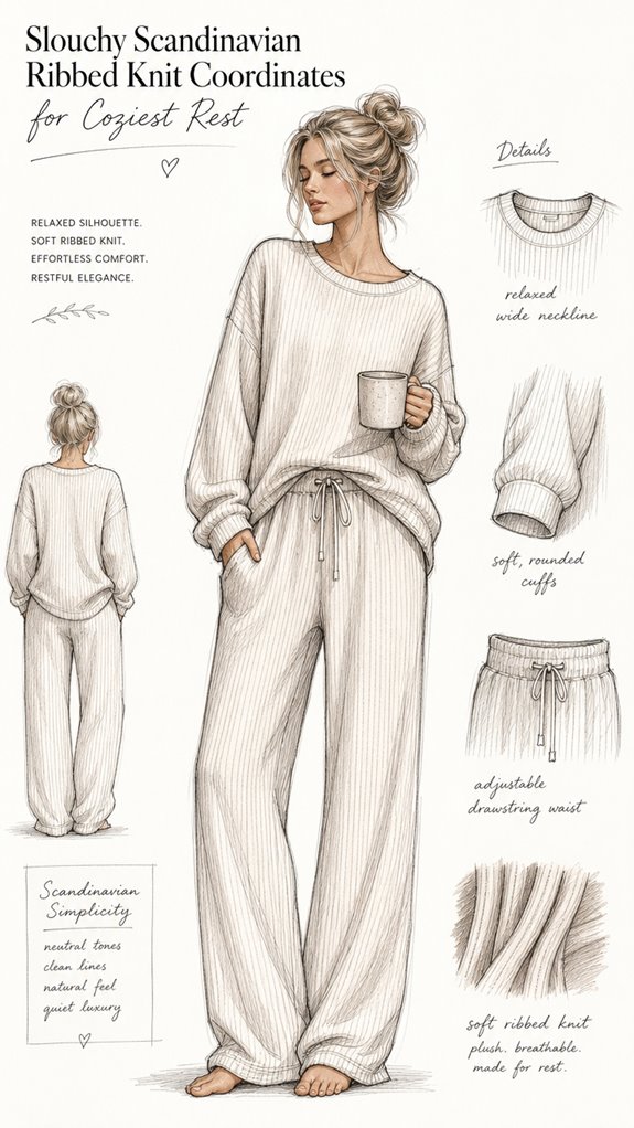 scandinavian ribbed knit comfort