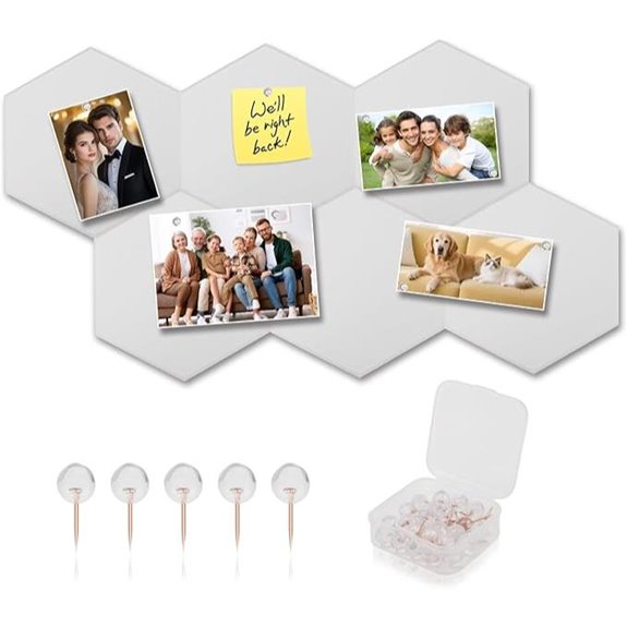 6 Pack Self-Adhesive Hexagon Acoustic Panels