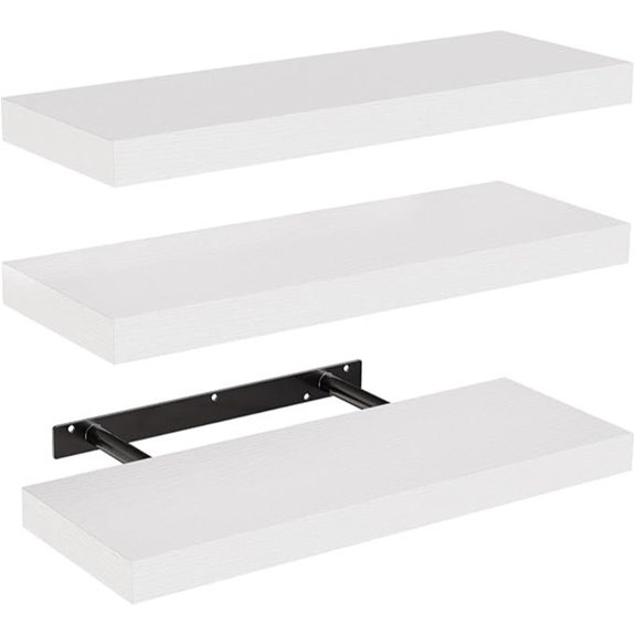 AMADA Floating Shelves Set of 3 with Brackets