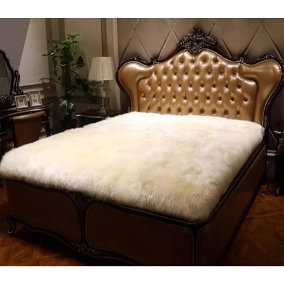 Sheepskin Wool Mattress Topper (190X)
