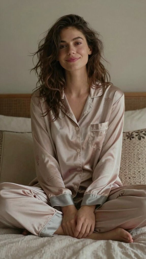 silk pajamas enhance sleep