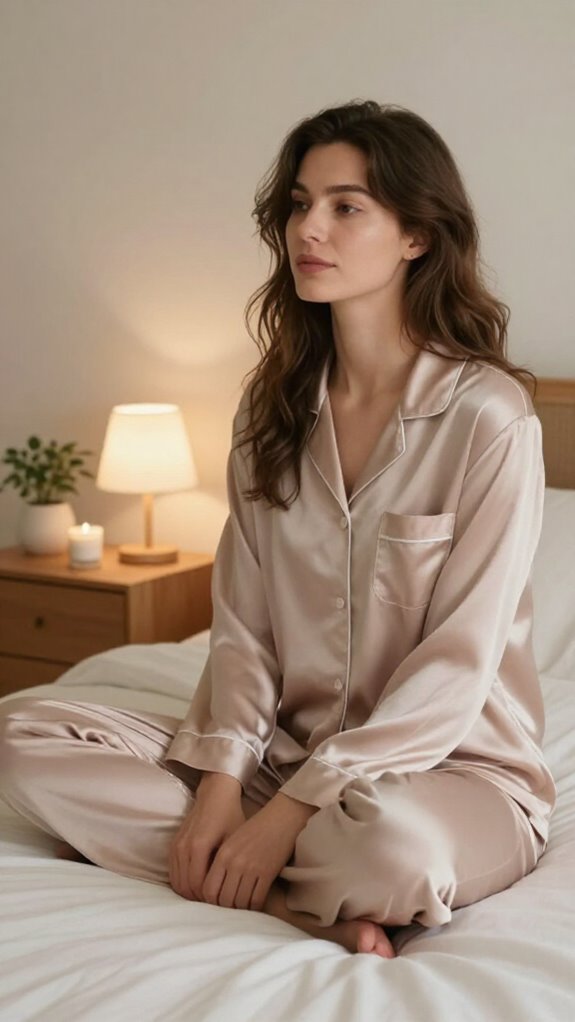 silk pajamas improve sleep