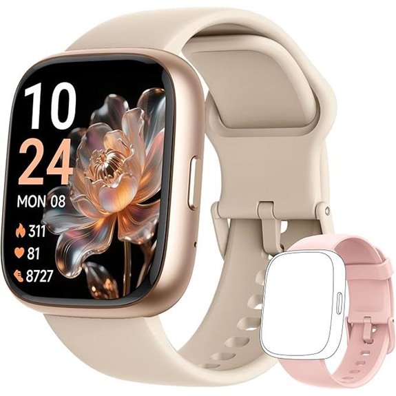 Smart Watch 2026 with Call HR SpO2 Waterproof Bands