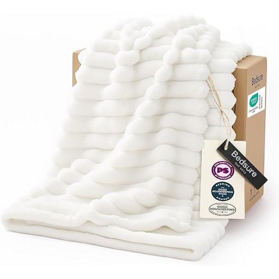 Bedsure Soft Fleece Throw Blanket for Couch