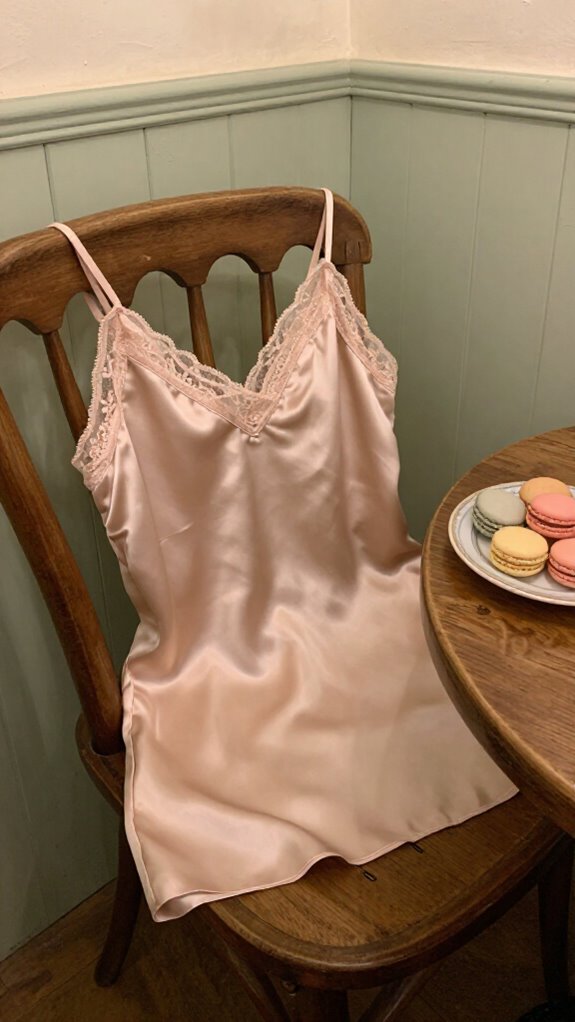 soft pastel satin elegance
