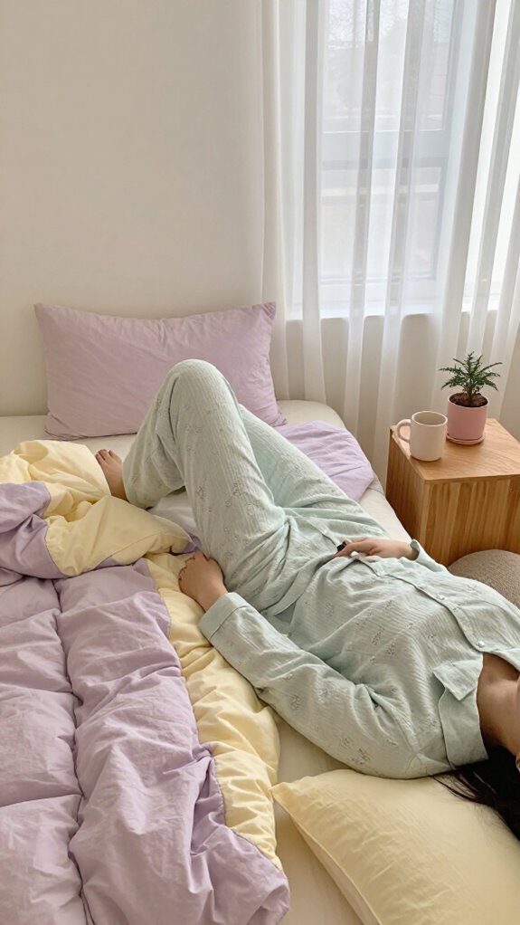 soft pastel sleepwear charm