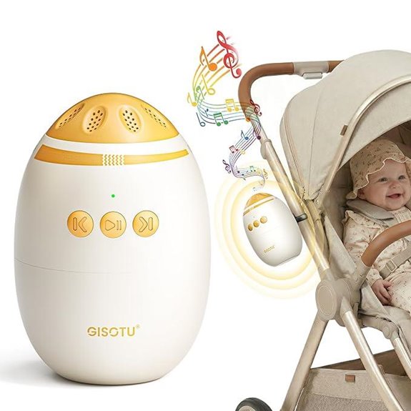 Baby Stroller Rocker with Vibration & Noise Sleep Soother