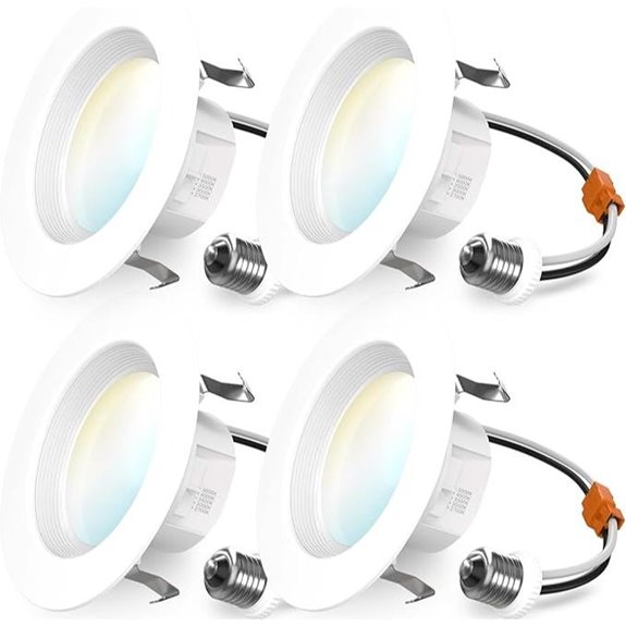Sunco 4” LED Recessed Lights Dimmable 4-Pack