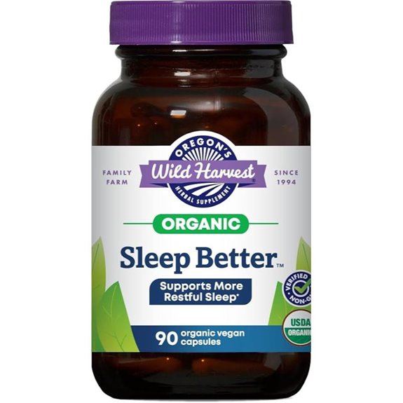 Oregon's Wild Harvest Sleep Capsules – Organic Herbal Supplement