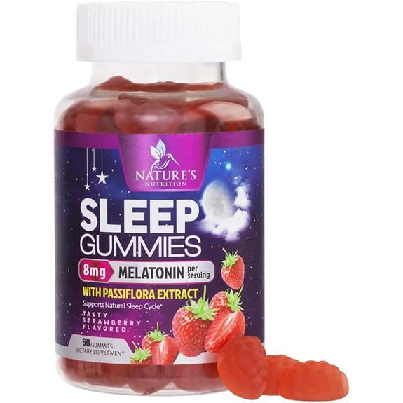 Melatonin Sleep Gummies with Passiflora 60 Vegan Bears
