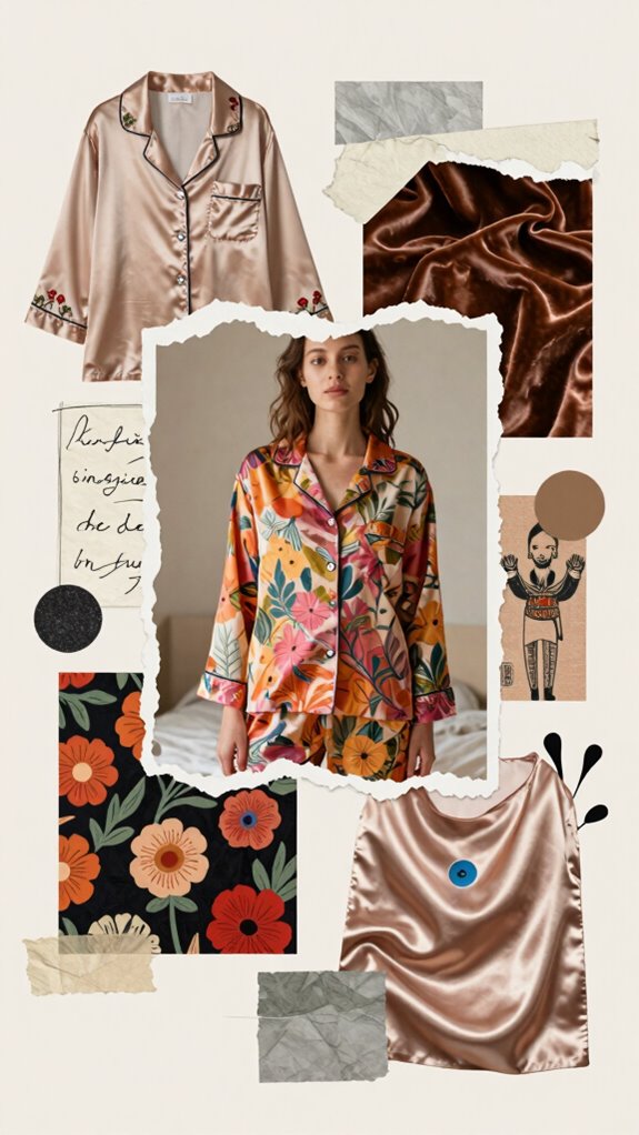 vibrant tactile expressive sleepwear