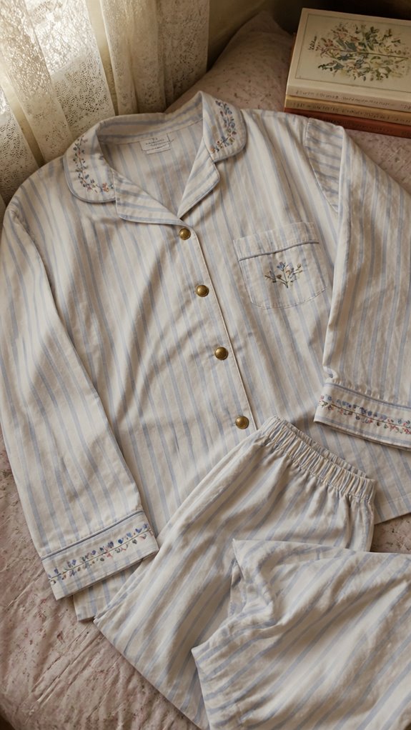 vintage buttons and embroidery