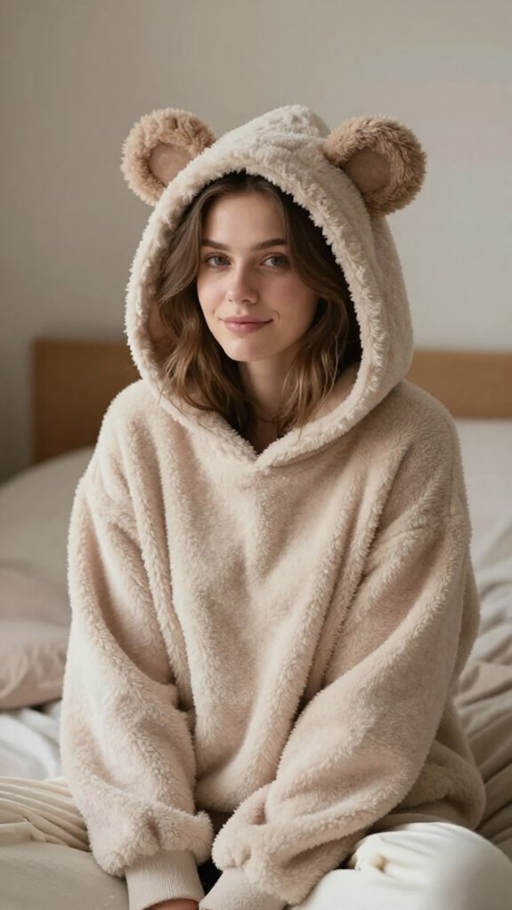 whimsical plush animal hoods