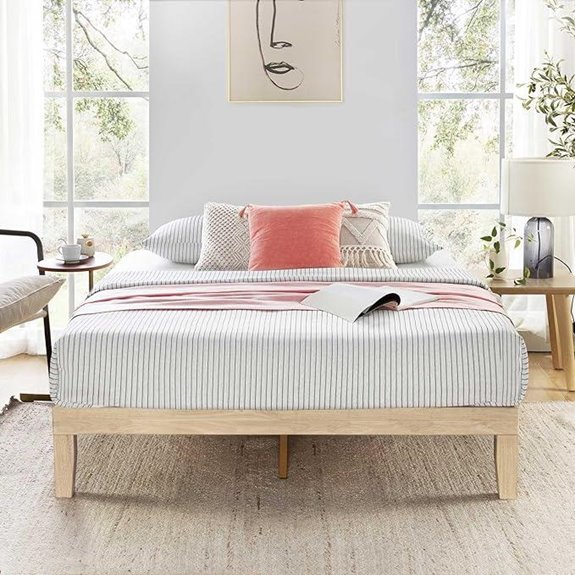 Mellow Naturalista Queen Wood Platform Bed