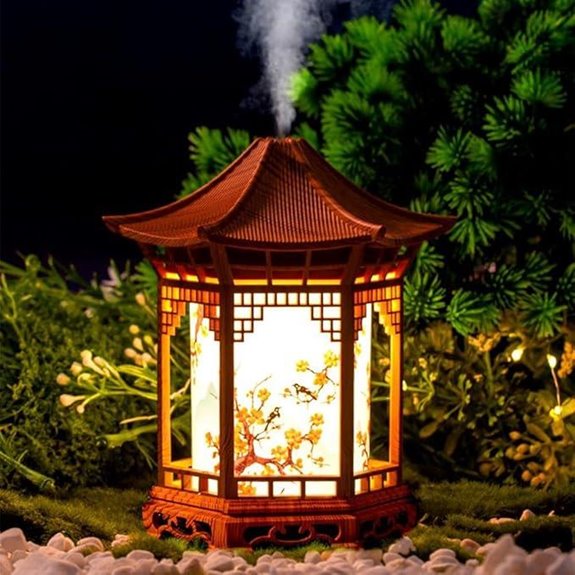 Zen Pavilion Essential Oil Diffuser & Night Light